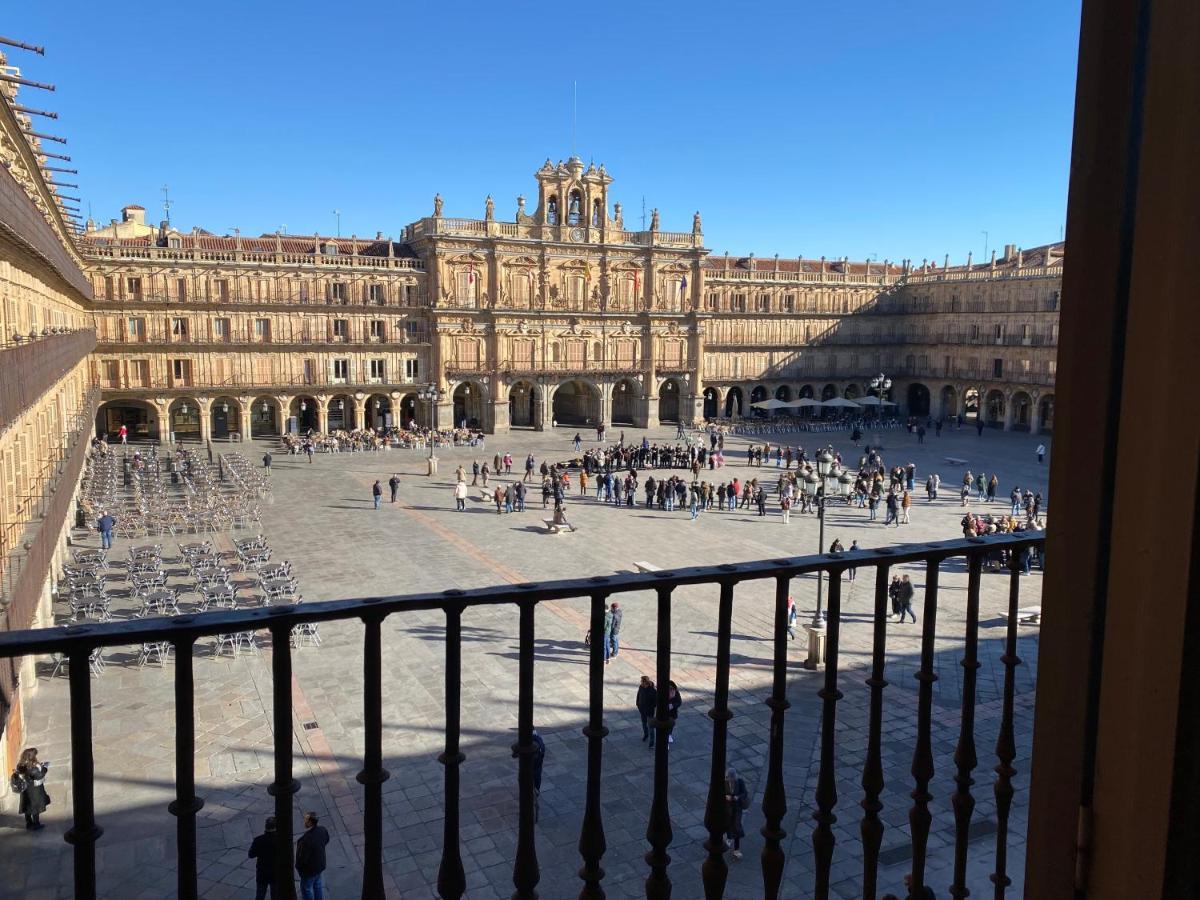 Apartamento Plaza Mayor Salamanca Con 2 Balcones A La Misma Plaza Mayor Esterno foto